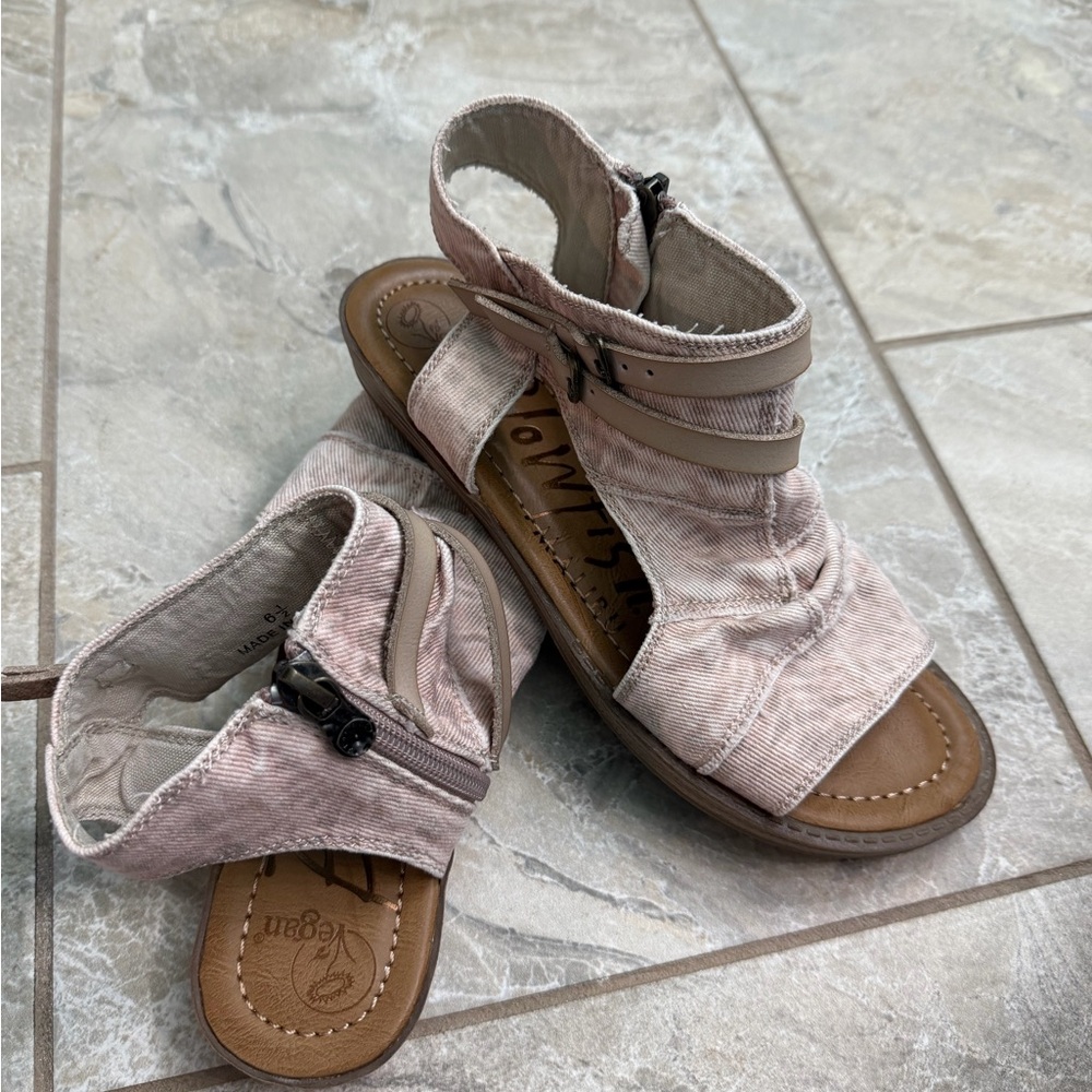 Blowfish Malibu Balla Tie Dye Pink Women’s Sandals - Picture 3 of 4